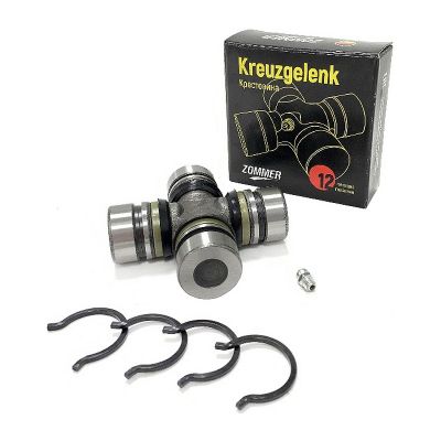 *469-2201025 КРЕСТОВИНА КАРДАНА (со стопорн кольцами, масленкой)/ZОMMER/