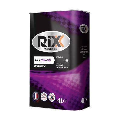 Масло трансмиссионное RIXX TR X ,75W90, 4л, GL-5(ТМ-5), синтетическое*