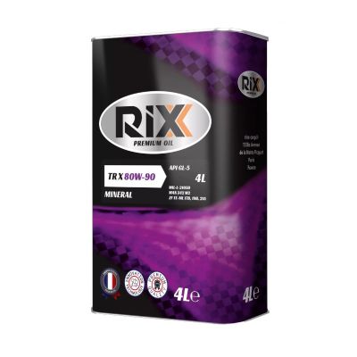 Масло трансмиссионное RIXX TR X ,80W90, 4л, GL-5(ТМ-5), минеральное