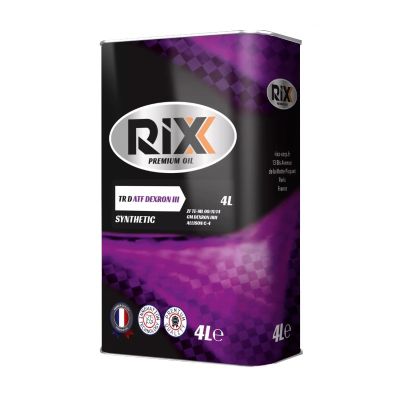 Масло трансмиссионное RIXX TR D ATF DEXRON III , 4л, синтетическое