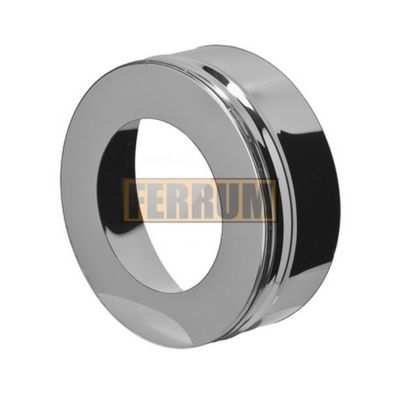 Заглушка с отверстием Ferrum, Ø115x200 мм, AISI 430/0,5 мм