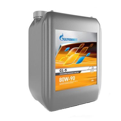 Масло трансмиссионное Gazpromneft GL-5 SAE 80W90, 10 л, GL-5(ТМ-5), минеральное, для МКПП, мост
