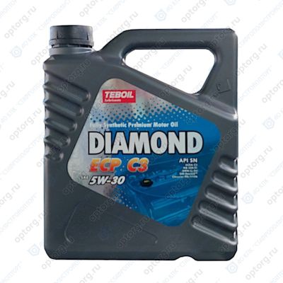 Масло моторное TEBOIL Diamond ECP C3 SAE 5W30, 4 л, API SN, синтетическое, (двиг. бензиновый, дизельный)