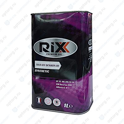 Масло трансмиссионное RIXX TR D ATF DEXRON III , 1л, синтетическое