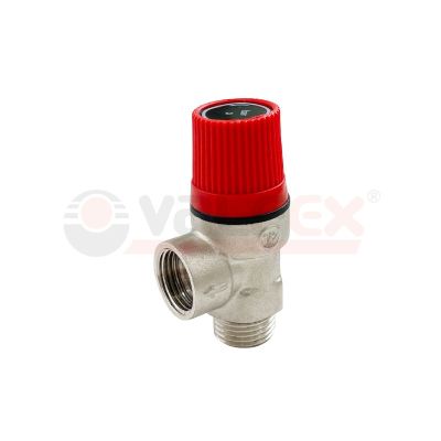 Клапан предохранительный  Valfex 1/2" в.н- н.р 3 бар, латунь VF.496