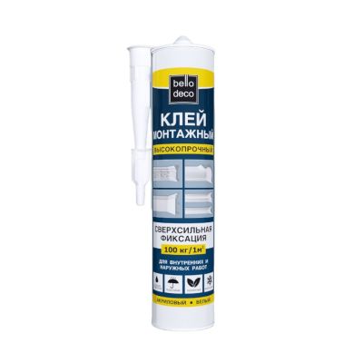 Клей акриловый жидкие гвозди bello-deco, белый, 300 мл 