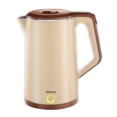 Электрочайник CENTEK CT- 0024 BEIGE, 1800 Вт, 1,5 л, бежевый