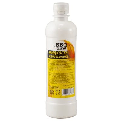 Жидкость для розжига углеводородная 0,5 л BBQ time 80-292
