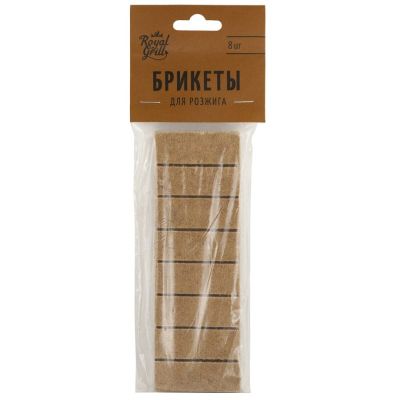 Брикеты для розжига 8 шт ROYALGRILL 80-143