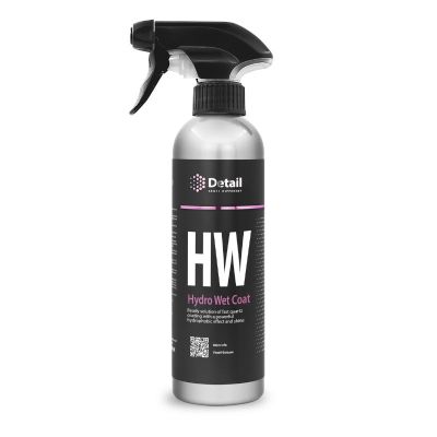 Раствор кварцевого покрытия с мощным гидрофобным эффектом и блеском HW "Hydro Wet Coat" 500мл, арт. DT-0104