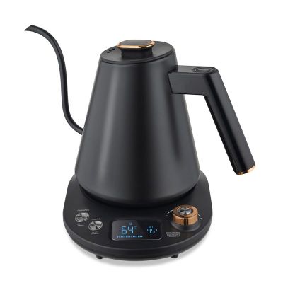 Электрочайник CENTEK CT- 1005 Black регулировка тем-ры на базе, поддержка тем-ры, функция Barista, 1100 Вт, 1 л, черный