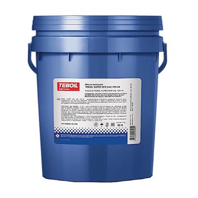 Масло моторное TEBOIL Super HPD, (ACEA E7), SAE 15W40, 20 л, API CI-4/SL, минеральное, (двиг. дизельный)