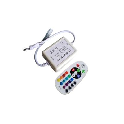 Контроллер General (512121) GDC-RGB-700-R-IP20-220 720 Вт 220В  IP20 для светодиодной ленты с пультом