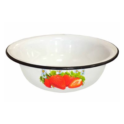 Миска 5 л, белосн., Клубника Садовая, 1с35с