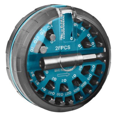 Набор бит-насадок Makita 28 предметов, проф. B-28911