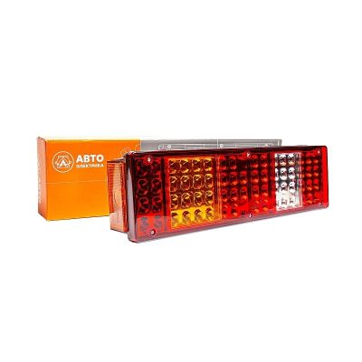 7462.3716-04_ AE LED ФОНАРЬ ЗАДНИЙ ПРАВЫЙ МАЗ-ЕВРО,КАМАЗ,ПРИЦЕПЫ (светодиодный, с боков. габаритн. огнем, байонет.разъем посередине) 24 В. "АВТОЭЛЕКТРИКА"
