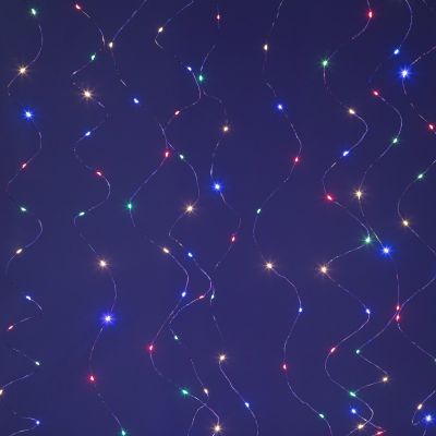 Гирлянда светодиодная "Занавес" с пультом (EGNIG-ZM) 300 LED, 3*3 м, мультиколор, IP20