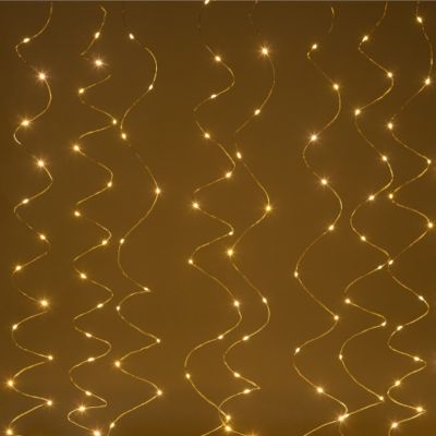 Гирлянда светодиодная "Занавес" с пультом (EGNIG-ZW) 300 LED, 3*3 м, теплый белый, IP20