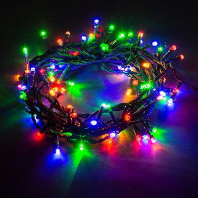 Гирлянда светодиодная TDM "СГ 100 3" (SQ0361-0010) 100 LED, 5 м, мультиколор, с контроллером, IP20