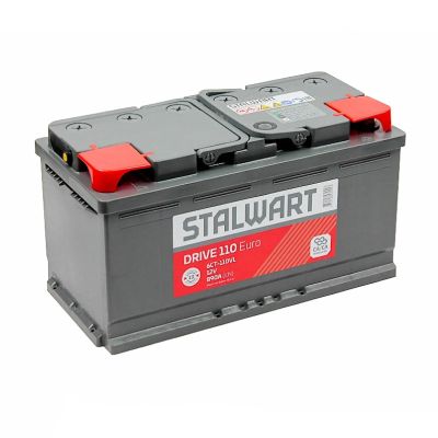 Аккумулятор 6СТ-110.0 R+ "Stalwart Drive" зал. обр. поляр. (Сталварт) (АКОМ)