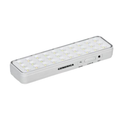 Светильник аварийный GENERICA ДБА 1030, 3 Вт, аккумулятор, 30 LED, 5 ч, 220 В, LDBA0-1030-5-01-K01-G