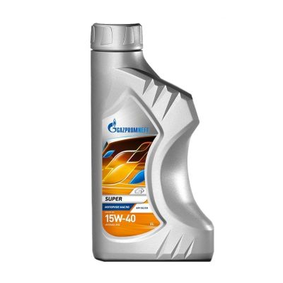 Масло моторное Gazpromneft Super SAE 15W40, 1 л, API SG/CD, минеральное