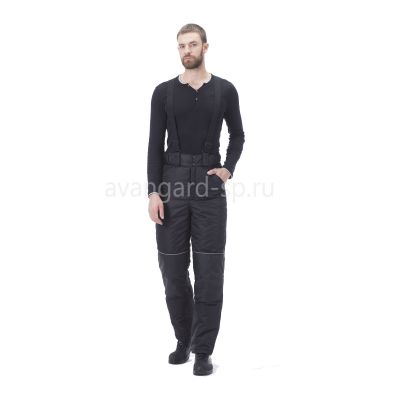 Брюки утепленные "Анверс", р. 52-54 (104-108) рост 3/4 (170-176), черный