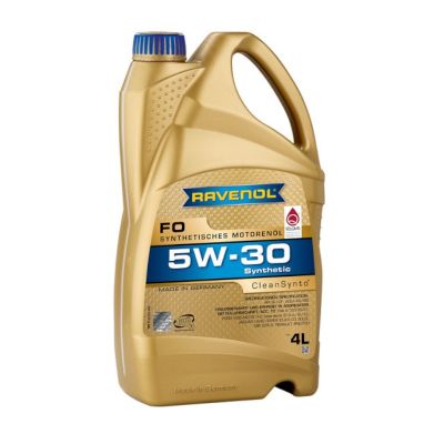 Масло моторное RAVENOL FO (A5/B5) SAE 5W30, 4 л, API CF/SL, синтетическое, (двиг. бензиновый, дизельный)