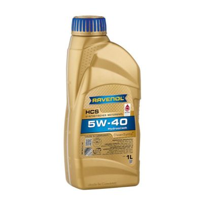 Масло моторное RAVENOL HCS (A3/B4) SAE 5W40, 1 л, API CF/SN, синтетическое, (двиг. бензиновый, дизельный)