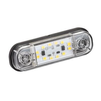 ОГ-40 УКАЗАТЕЛЬ ГАБАРИТА (12LED бесцвет., светодиод)12/24 В.