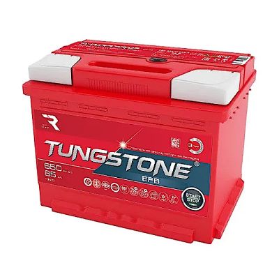 Аккумулятор 6СТ-65.0 R+ "Tungstone EFB" зал. обр. поляр. (Рязань) (тангстоун)