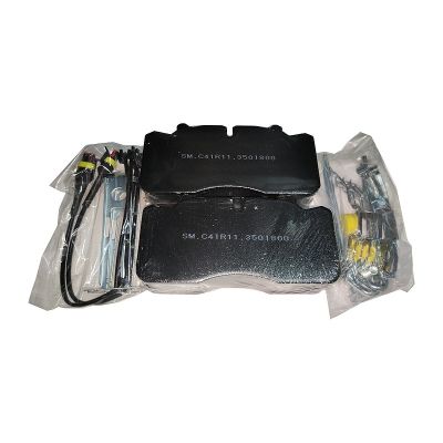 SM.C41R11.3501800 КОЛОДКИ ТОРМОЗНЫЕ передние / задние  ГАЗон Next, ПАЗ Vector Next (к-т 4шт с полным установ. компл.)/SDV/