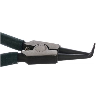 Щипцы для стопорных колец изогнутые - разжим  7",19-60мм, Jonnesway AG010011