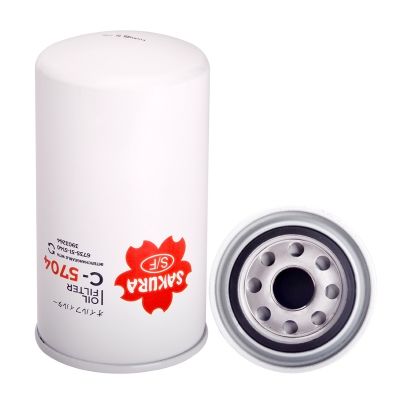 Фильтр масляный (C-5704) ("SAKURA", Индонезия) Камаз-4308 с дв. Cummins/Камминз B5.9 и др. (ан. LF3806, W950/18) DAF, FORD, KINGLONG, VOLVO, КАМАЗ 4000-Serie