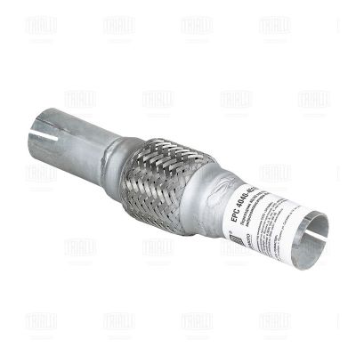 Переходник 40/40 L=250 под хомут с виброкомпенсатором 45х100 (нержавеющая алюминизированная сталь) (EPC4040-45100)