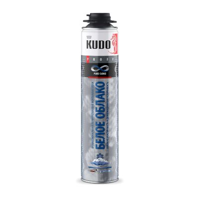 Пена монтажная профессиональная зимняя 80 л, 1000 мл, Kudo "PROFF PURE CLOUD"
