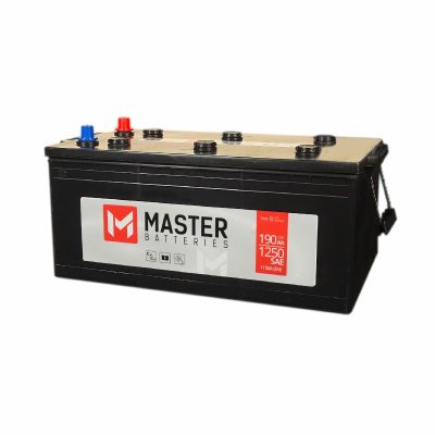 Аккумулятор 6СТ-190 R+ "Master Batteries" зал. евро.пол. клемма ( Мастер) (Беларусь) 