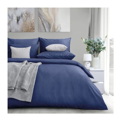 КПБ "Verossa Stripe" 1,5-спальный наволочки 50*70см тк.страйп цв."INDIGO" 70004