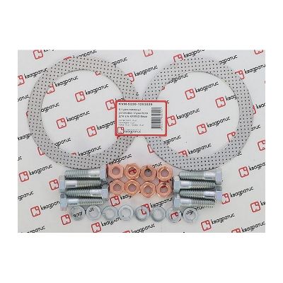 KVM-5320-1203020 Комплект крепления глушителя для КаМАЗ Евро (прокл., гайки, болты, гроверы) (КВАДРАТИС)