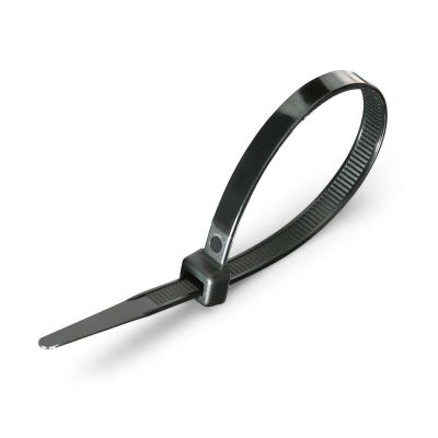 Хомут кабельный 3x150 мм, черный, нейлон, (100 шт), Fortisflex, 49408