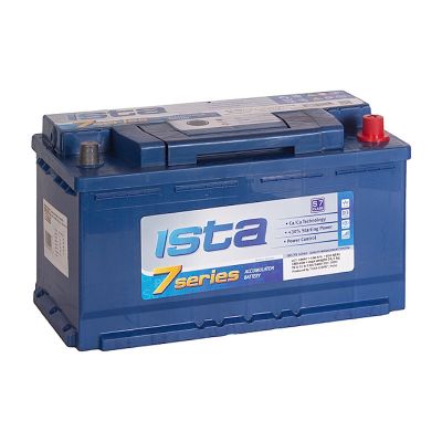 Аккумулятор 6СТ-100 R+ "ISTA 7 Series" зал. обр. поляр.(Турция) (иста)
