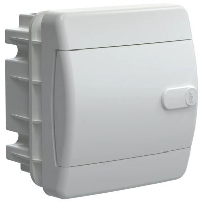 Бокс UNION Compact ЩРВ-П-4 белый встраиваемый пластик белая дверь IP41 IEK 150х124х103 (UIC-KP13-V-04-41-K01)