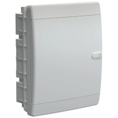 Бокс UNION Compact ЩРВ-П-18 белый встраиваемый пластик белая дверь IP41 IEK 290х236х103 (UIC-KP13-V-18-41-K01)