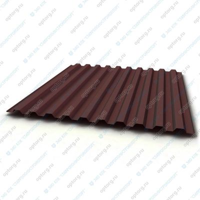 Профнастил ЛКПОЦ C21 0,45 мм, 1,0(1,051)x6,0 м, RAL 8017, ТУ 5285-002-37144780-2012