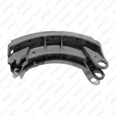 53229-3501090-51ЗЧ Колодка тормозная ЛИТАЯ с накладками в сборе (кор+длин) с буртиком, ЕВРО-2, 140мм.(ООО "Камаз Тормозные Системы")