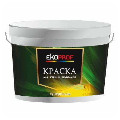 Краска ВД-АК супербелая для стен и потолков (3кг) EKOPROF АКРИМАКС Ростовская область