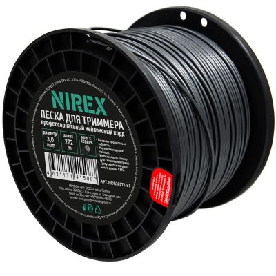 Леска NIREX DUAL ROUND 3,0*272 м (круг с сердечником) NDR30272-87