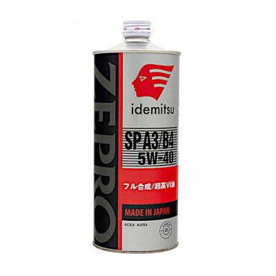 Масло моторное IDEMITSU Zepro EURO SPEC SAE 5W40, 1 л, API SP, синтетическое, (двиг. бензиновый, дизельный), (Идемицу)*