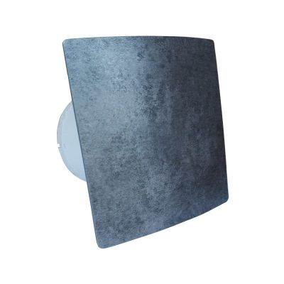Вентилятор  настенный ВЕКТОР В 120 "STONE",  антик хром (15-016 ОК ) d120, клапан