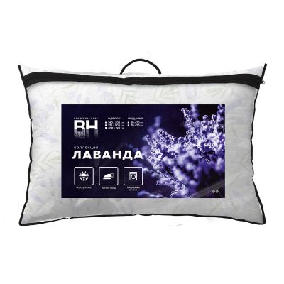 Подушка "Волшебная ночь" коллекция "Лаванда" 50*70см наполнитель:лаванда/полиэстер